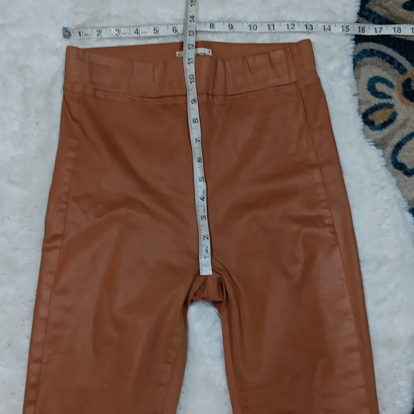 L'Agance tan coated high rise jegging skinny pants womens medium - Picture 4 of 8